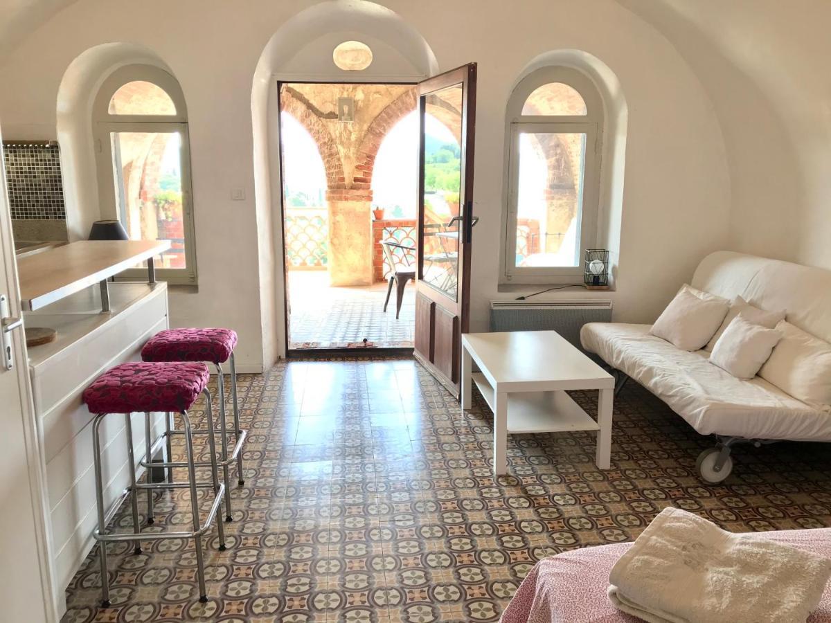 Studio De Charme Avec Grande Terrasse Vue Mer Le Castellet  Zewnętrze zdjęcie